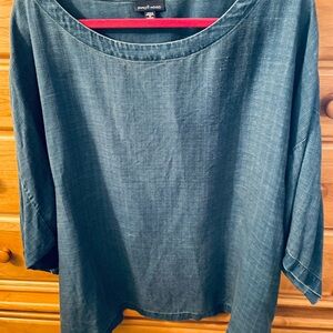 Purejill Indigo Top Plus 3X